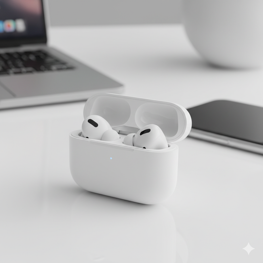 Type-C Wireless Bluetooth Earbuds – AirPods Pro 2 Style TWS In-Ear with Microphone, Noise Cancellation, Ideal for Gaming, Sports, and Smartphones