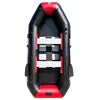 Solar Marine 4-Person Inflatable Banana Boat Towable Tube – Heavy Duty PVC Water Skiing Raft 8.8FT