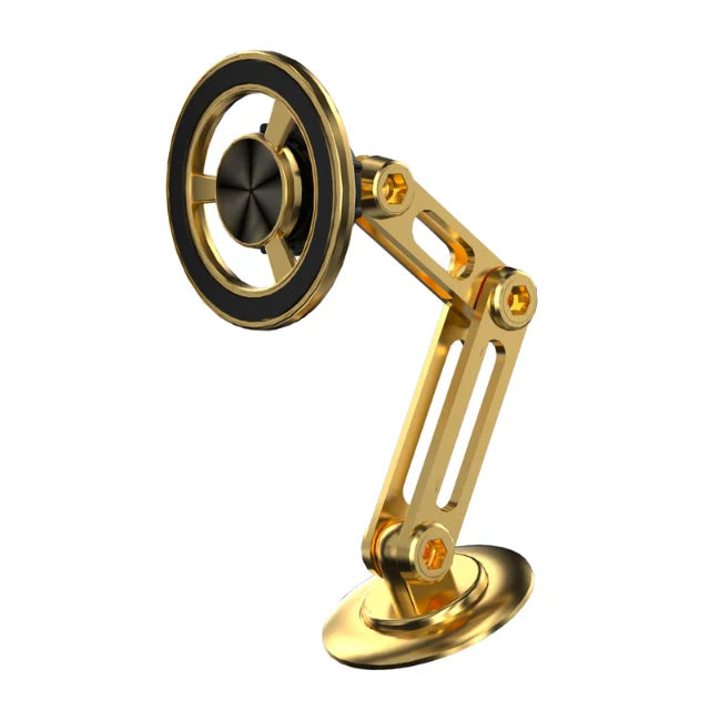 Magnetic Car Phone Mount – Adjustable & Flexible Dashboard, Vent, and Adhesive Holder