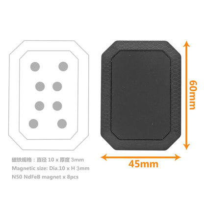 Magnetic Phone Mount – Waterproof, Reusable & Adjustable for Car, Desk & Gaming