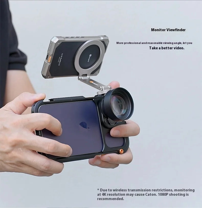 Wireless Magnetic Selfie Display for Mobile Phone.