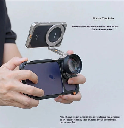 Wireless Magnetic Selfie Display for Mobile Phone.