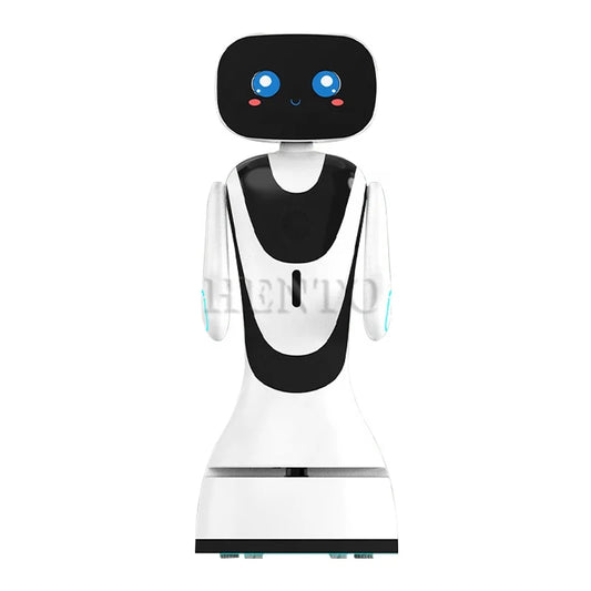 Commercial AI Welcome Reception Robot with 13.3" Touch Screen – Smart Service & Navigation Assistant