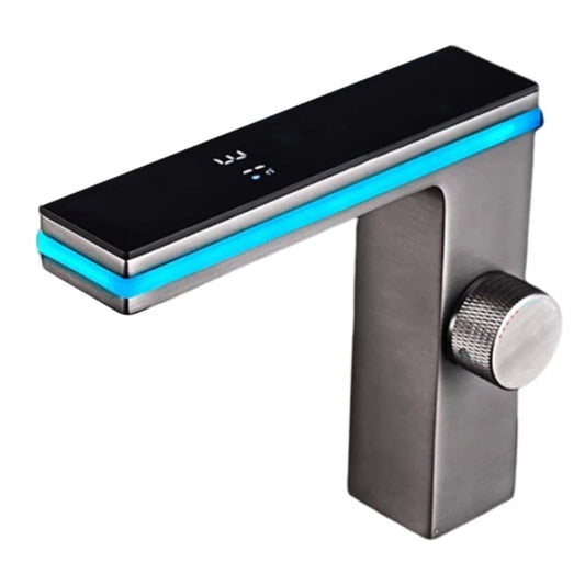 Led-equipped basin faucet