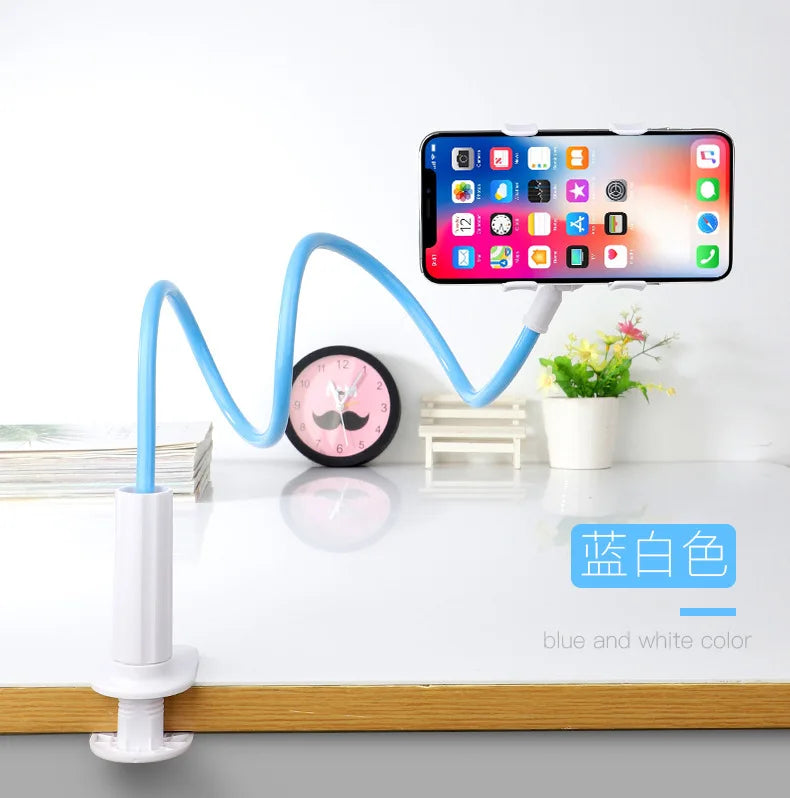 Flexible Phone & Tablet Holder – 360° Adjustable Stand for Bed & Desk Use