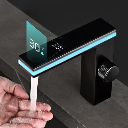 Grifo de lavabo con LED