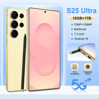 S25 Ultra 5G Smartphone 16GB RAM 8000mAh 120Hz eSIM