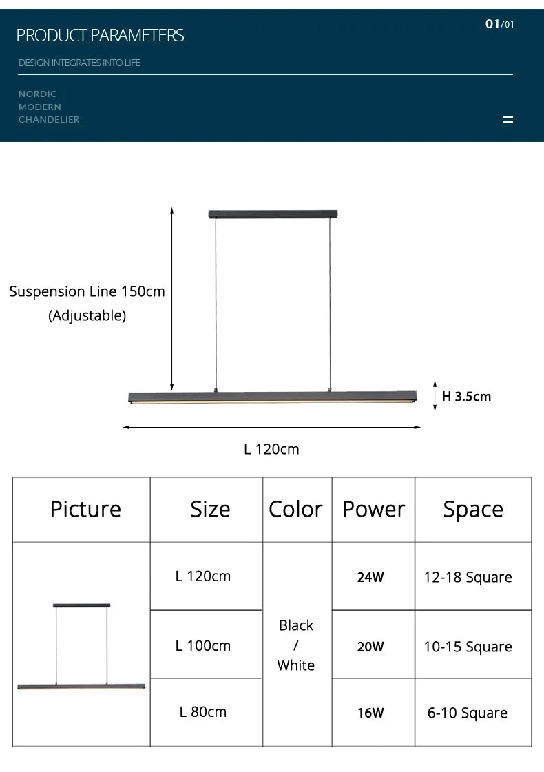 Modern LED Pendant Lamp – Elegant Lighting for Bedroom