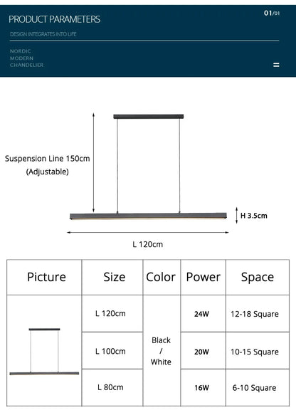 Modern LED Pendant Lamp – Elegant Lighting for Bedroom