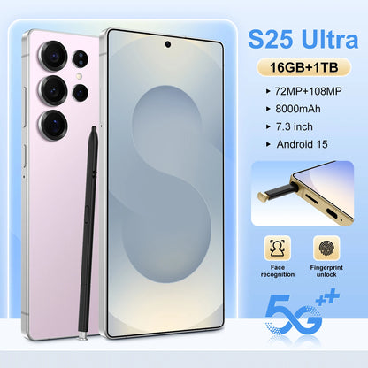 S25 Ultra 5G Smartphone 16GB RAM 8000mAh 120Hz eSIM