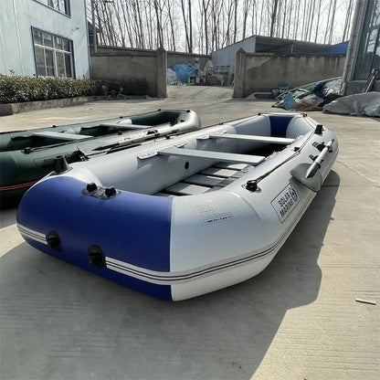 Solar Marine 4-Person Inflatable Banana Boat Towable Tube – Heavy Duty PVC Water Skiing Raft 8.8FT