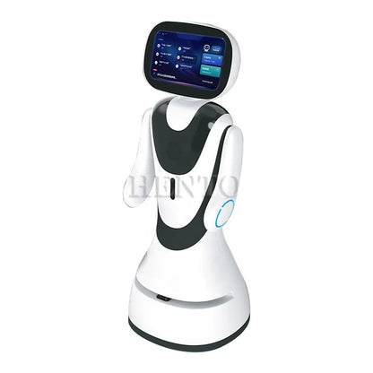 Commercial AI Welcome Reception Robot with 13.3" Touch Screen – Smart Service & Navigation Assistant