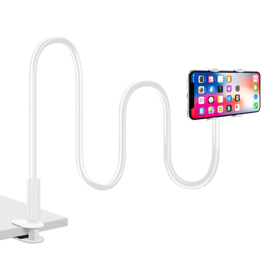 Flexible Phone & Tablet Holder – 360° Adjustable Stand for Bed & Desk Use