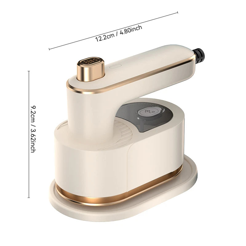 Portable Mini Electric Iron, Anti-Dry-Burning Household Outdoor Use Clothes