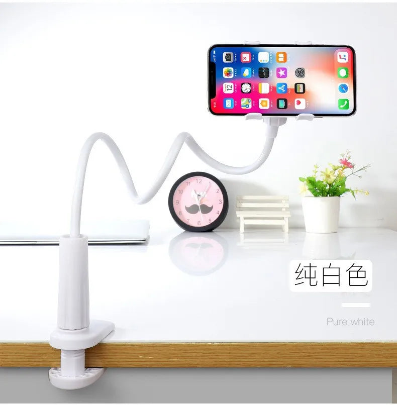 Flexible Phone & Tablet Holder – 360° Adjustable Stand for Bed & Desk Use