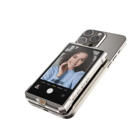Wireless Magnetic Selfie Display for Mobile Phone.