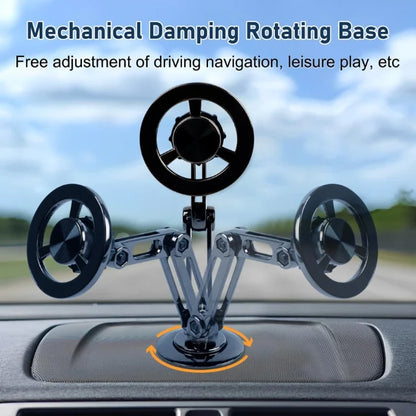 Magnetic Car Phone Mount – Adjustable & Flexible Dashboard, Vent, and Adhesive Holder