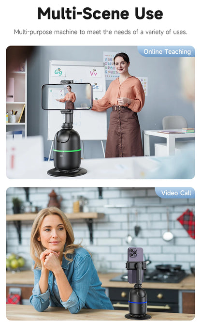 AI Face Tracking Gimbal P03 – Smart Auto Tracking with Gesture Control for Phones & Cameras