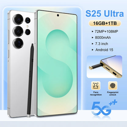 S25 Ultra 5G Smartphone 16GB RAM 8000mAh 120Hz eSIM