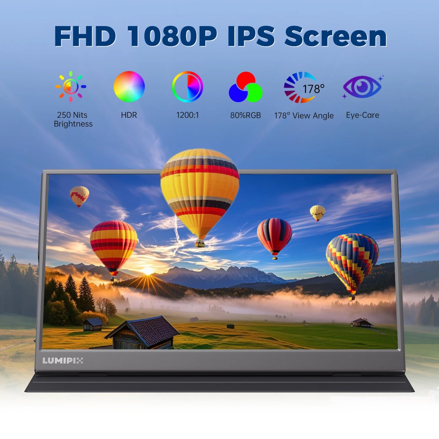 Portable Screen 1080P 15.6 inch