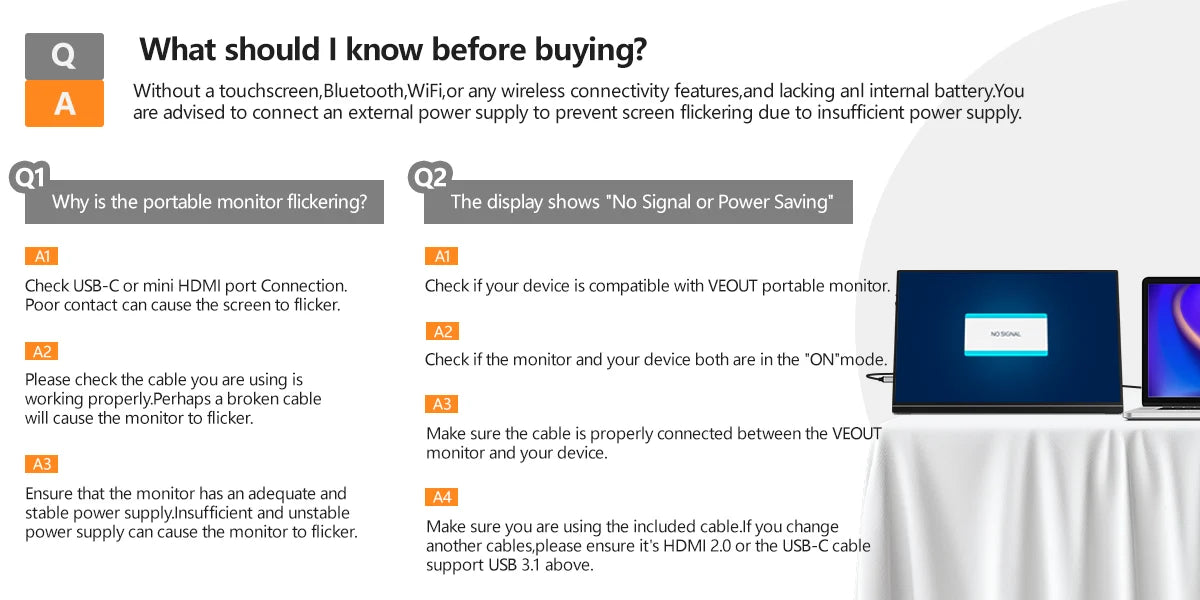 Monitor - Segunda pantalla externa de computadora para teléfono 