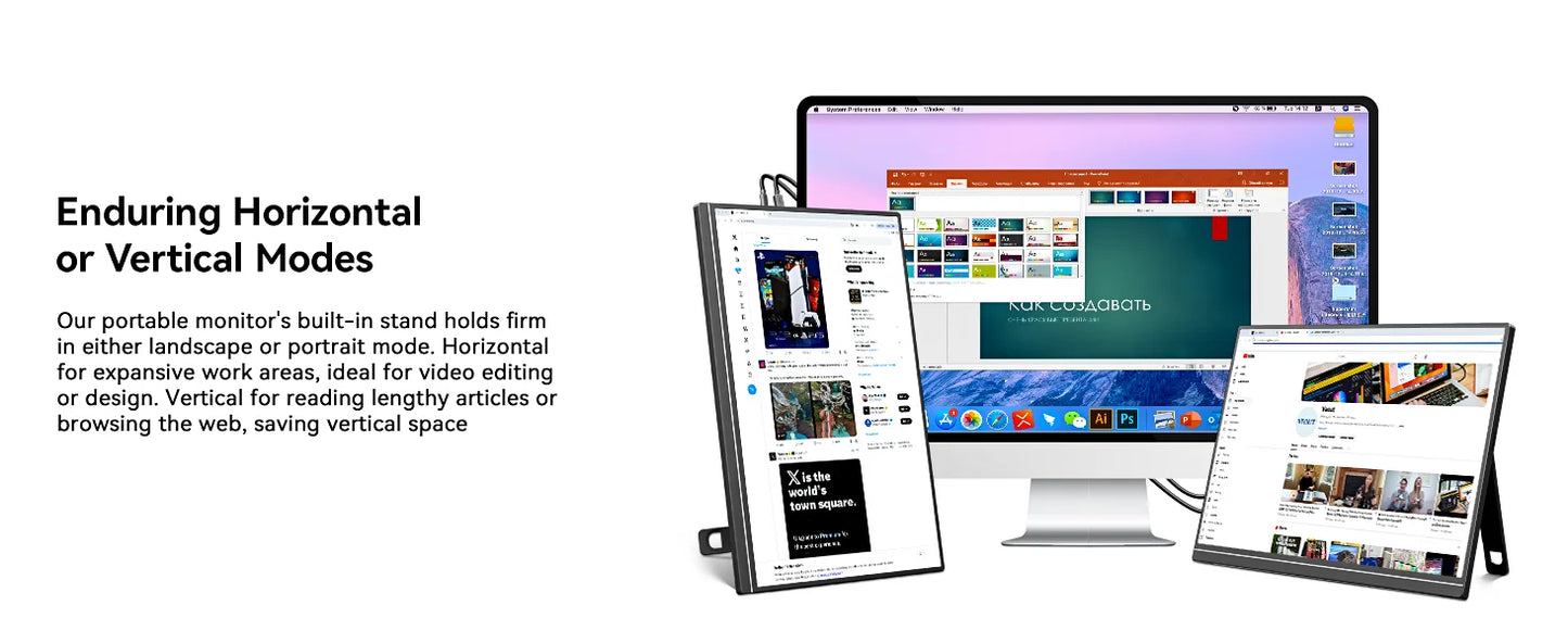 Monitor - Segunda pantalla externa de computadora para teléfono 